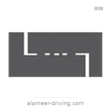 شاخصة المرور رقم 808
